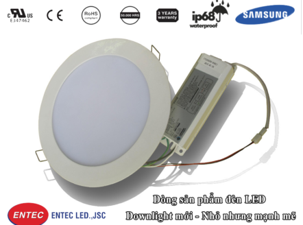 Dòng sản phẩm đèn Led dowlight mới
