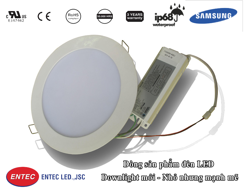Dòng sản phẩm đèn Led dowlight mới