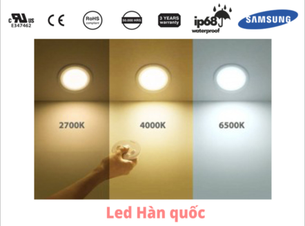 Lựa chọn màu sắc của ánh sáng sao cho phù hợp từng khu vực