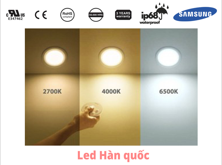 Lựa chọn màu sắc của ánh sáng sao cho phù hợp từng khu vực