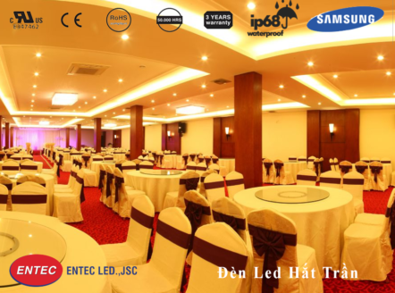 Đèn Led dùng trong trang trí nhà hàng