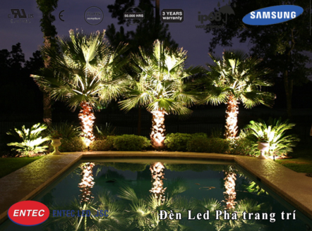 Đèn Led pha trang trí