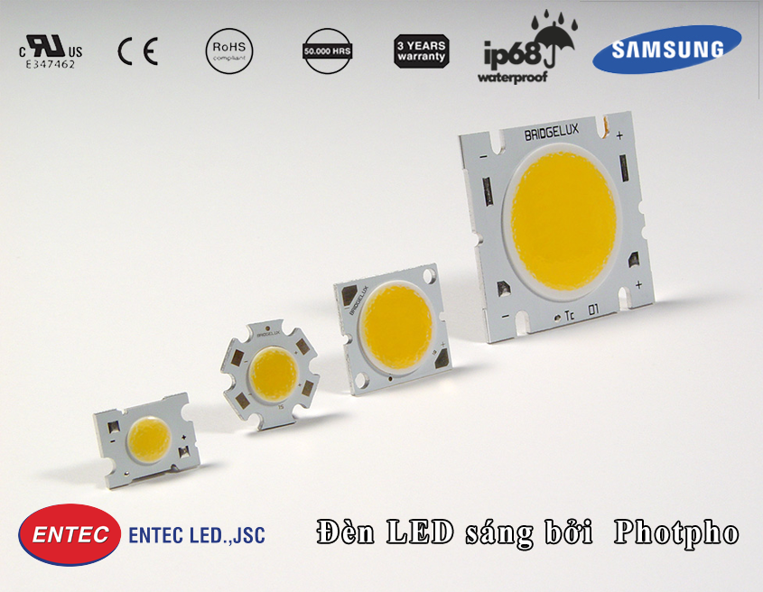 Đèn Led sáng bởi chất phot pho