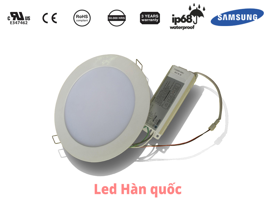 Tuổi thọ của đèn LED ốp trần nhập khẩu Hàn Quốc