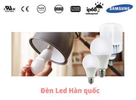 Các loại bóng đèn khác nhau như bóng đèn sợi đốt, huỳnh quang halogen và đèn led