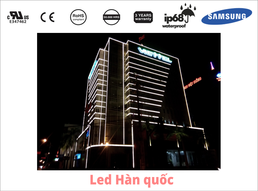 Sáng tạo trong việc sử dụng đèn LED gắn viền