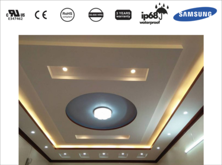 Sử dụng đèn LED trần thạch cao chuẩn đúng cách