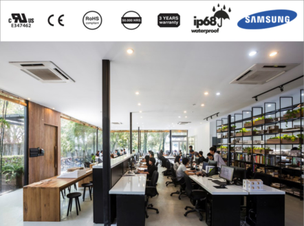 Thiết kế hệ thống chiếu sáng văn phòng tối ưu làm việc hiệu quả