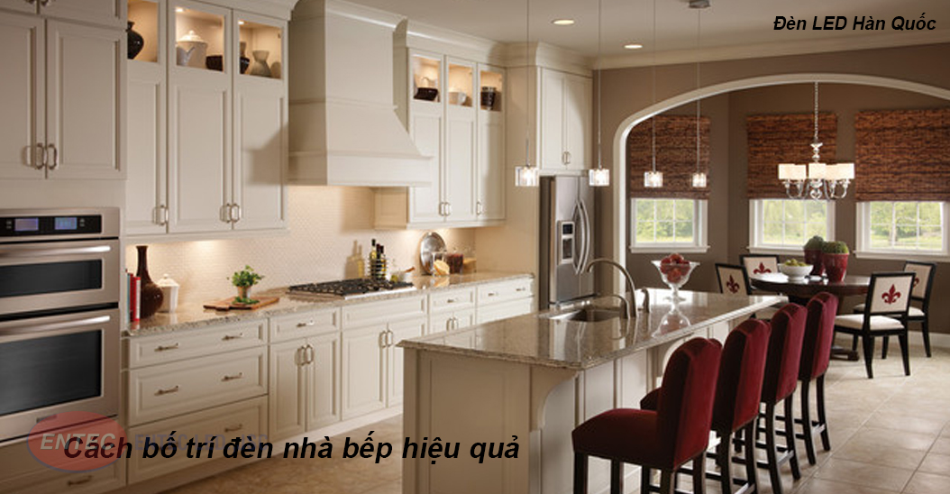 Cùng tham khảo các cách bố trí đèn led trong nhà bếp giúp tạo sự hiện đại, sang trọng cho căn bếp của bạn.