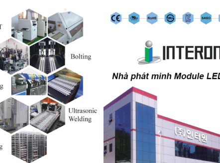 INTERONE đạt doanh thu xuất khẩu module LED Hàn Quốc lớn nhất. Mạch LED của Interone đã được cấp bằng sáng chế là công nghệ tiên tiến nhất trong ngành công nghiệp Hàn Quốc và được sự công nhận của toàn thế giới về kỹ thuật xuất sắc và chất lượng vượt trội.
