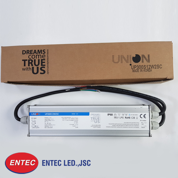 Nguồn union 12v sử dụng với đèn led module, led thanh