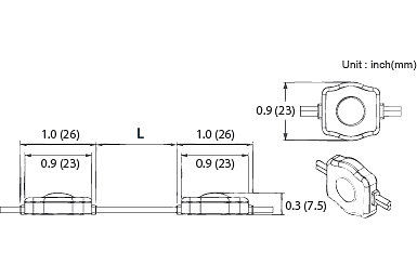 Thông số kích thước của Module LED 1 bóng có len