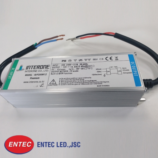 Bộ nguồn chống nước Interone Entec led