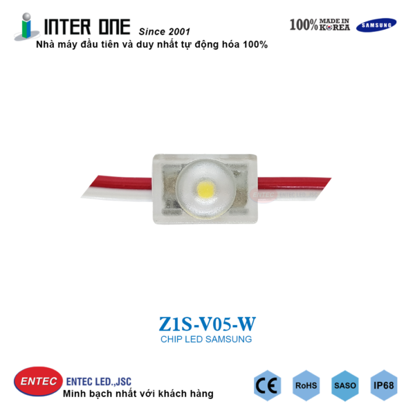 Module Led Hàn quốc INTER ONE 1 bóng siêu nhỏ 100% Made in Korea chính hãng Hàn Quốc