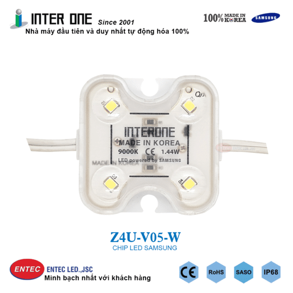 Z4U-V05-a4-SS-1.44w Led 4 bóng INTER ONE 100% Made in Korea