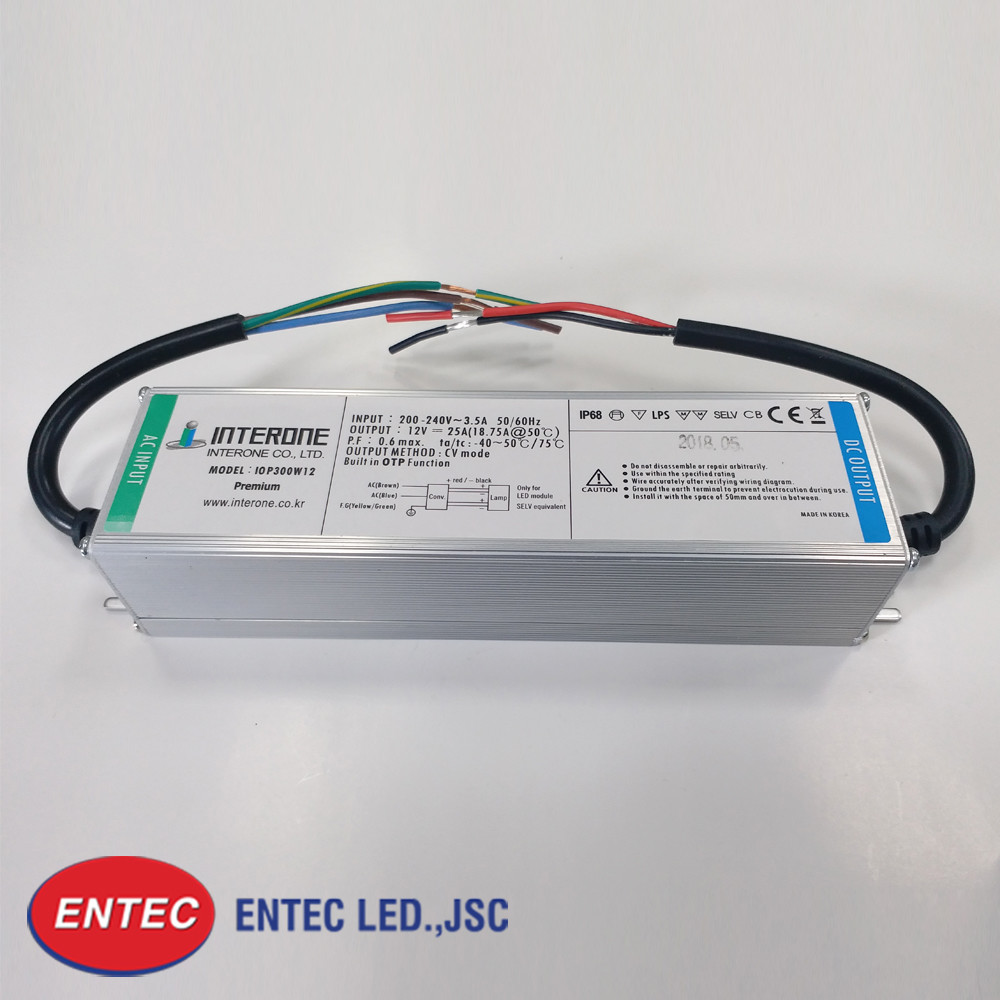 Bộ nguồn led 12v korea 300w siêu mỏng