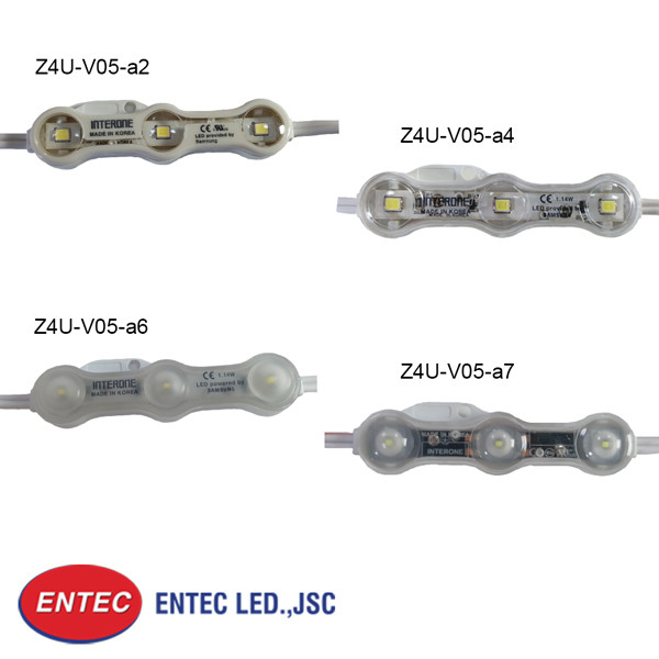 Ứng dụng công nghệ chiếu sáng LED, tích hợp 3 chip LED trong mỗi module, có thiết kế dạng khối chữ nhật được tối ưu hóa.
