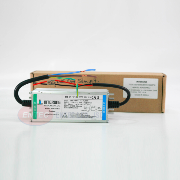 nguon-led-interone-150w-dung-ngoai-troi-chong-mua-do-entec-doc-quyen-phan-phoi (1) Bộ nguồn đèn LED chống mưa thích hợp dùng ngoài trời