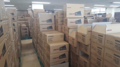 Kho hàng của nhà máy UNION