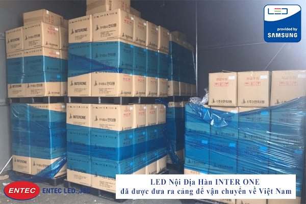 LED Nội Địa Hàn INTER ONE đã được đưa ra cảng để vận chuyển về Việt Nam