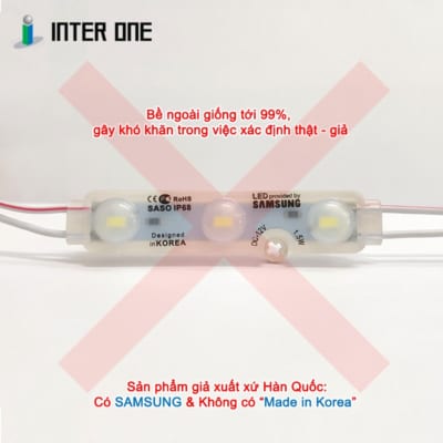 LED giả Hàn Quốc, mập mờ xuất xứ!