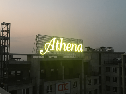 Biển quảng cáo tòa nhà, biển bảng khổ lớn đẹp