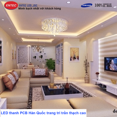 LED thanh PCB Hàn Quốc trang trí trần thạch cao