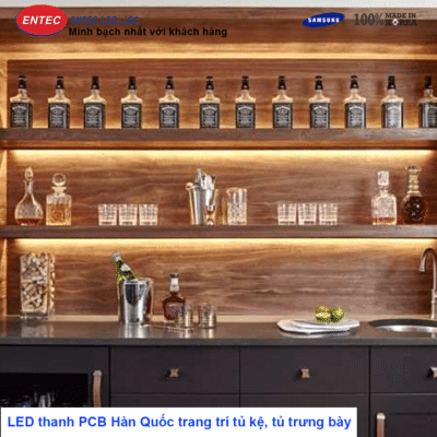 LED thanh PCB trang trí tủ kệ