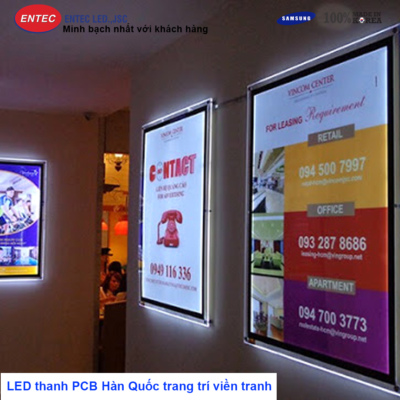 LED thanh PCB trang trí viền tranh