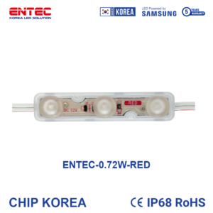 Led 3 bóng Nội Địa Hàn Quốc Màu Đỏ