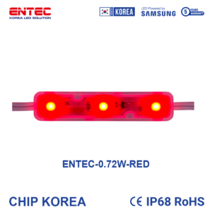 Led 3 bóng Nội Địa Hàn Quốc Màu Đỏ